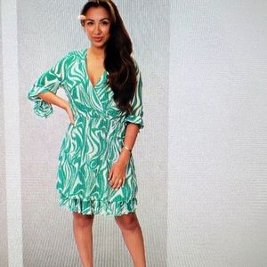 madison wrap dress made in italy